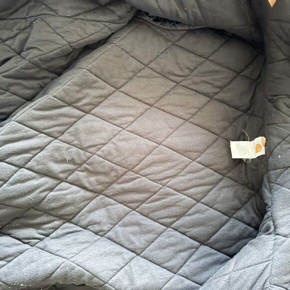 Carhartt J140 Brown Duck Quilted Flannel Jacket 4XL Union Made USA Vintage - Picture 5 of 11